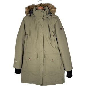 McKinley Aquamax Green Down Feather Parka Water Waterproof Womens Hooded M